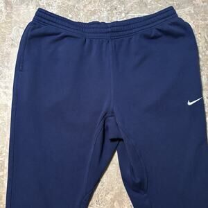 Nike Sweatpants Mens 2XL Blue Club Fleece Joggers Lounge Essentials 826431